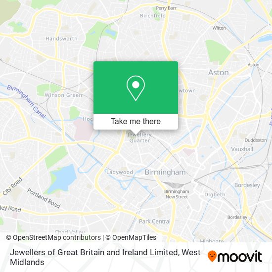Jewellers of Great Britain and Ireland Limited map