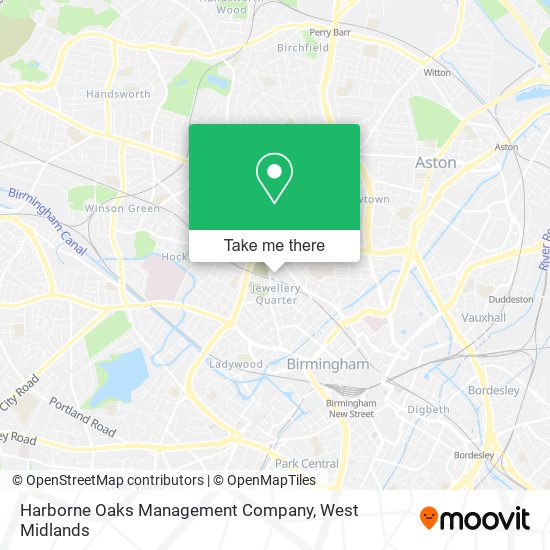 Harborne Oaks Management Company map