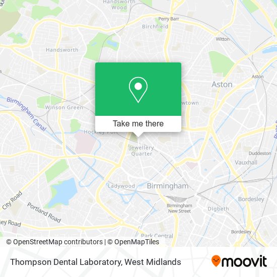 Thompson Dental Laboratory map