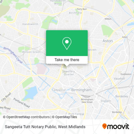 Sangeeta Tutt Notary Public map