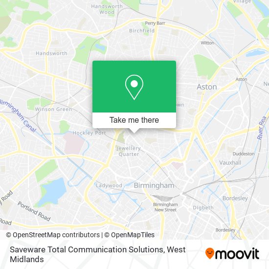 Saveware Total Communication Solutions map