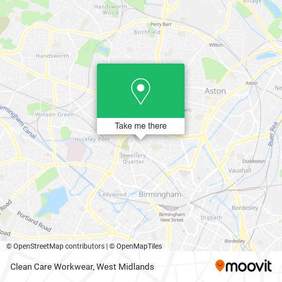 Clean Care Workwear map