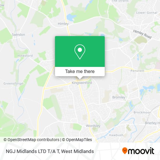 NGJ Midlands LTD T/A T map