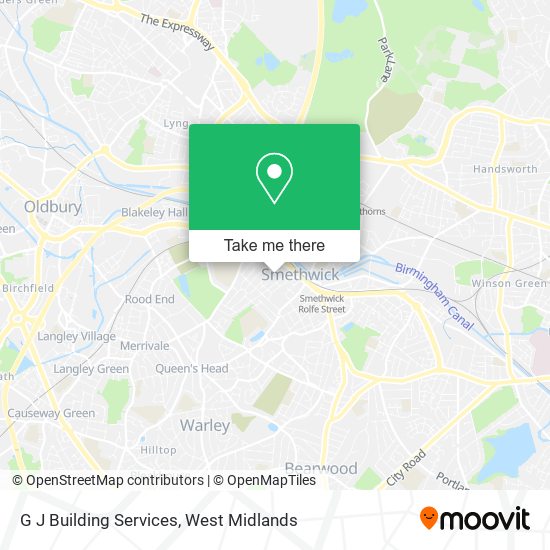 G J Building Services map