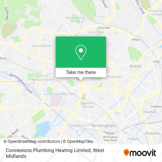 Connexions Plumbing Heating Limited map