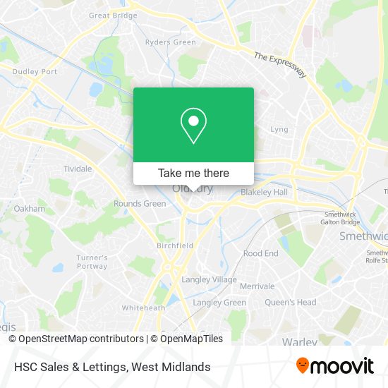 HSC Sales & Lettings map