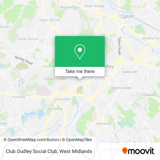 Club Dudley Social Club map
