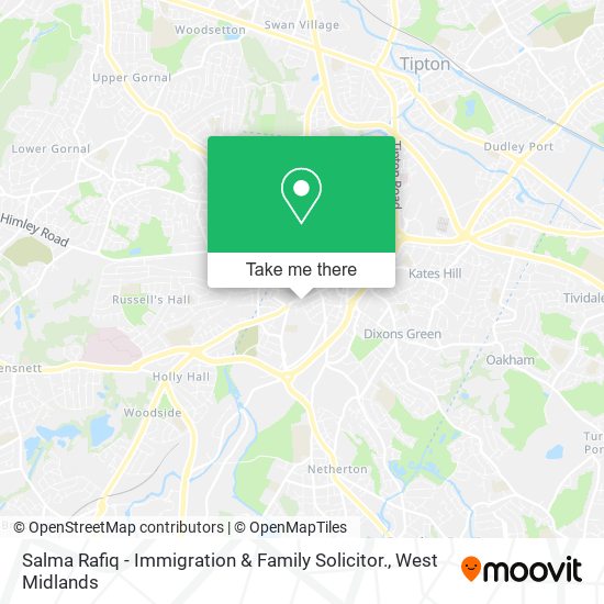 Salma Rafiq - Immigration & Family Solicitor. map