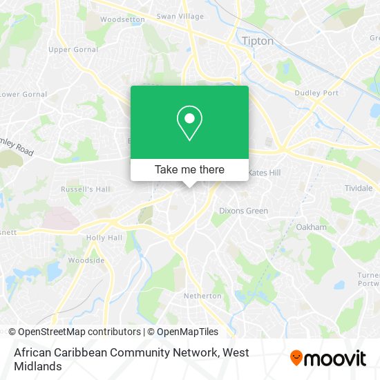 African Caribbean Community Network map