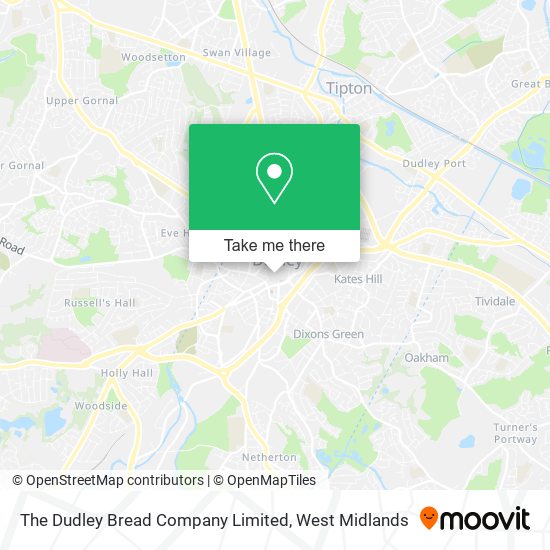 The Dudley Bread Company Limited map