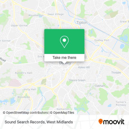Sound Search Records map