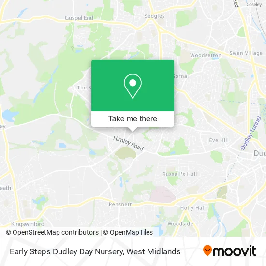 Early Steps Dudley Day Nursery map