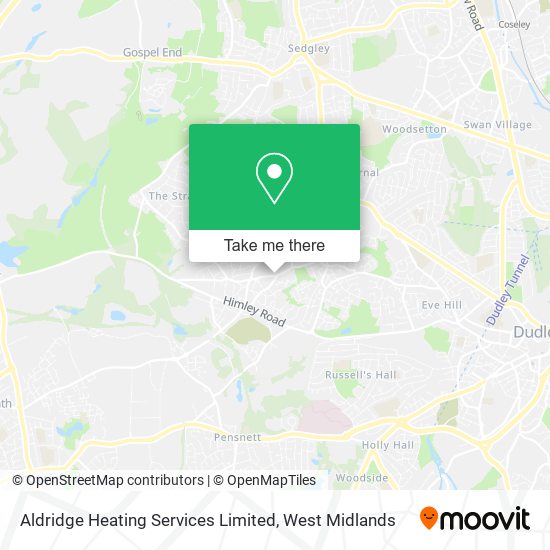 Aldridge Heating Services Limited map