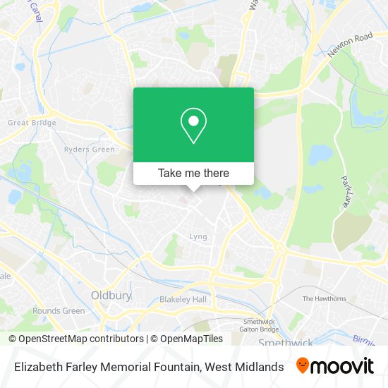 Elizabeth Farley Memorial Fountain map