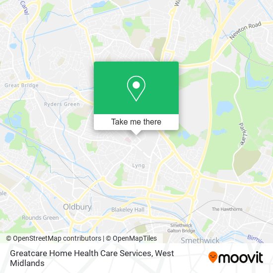 Greatcare Home Health Care Services map