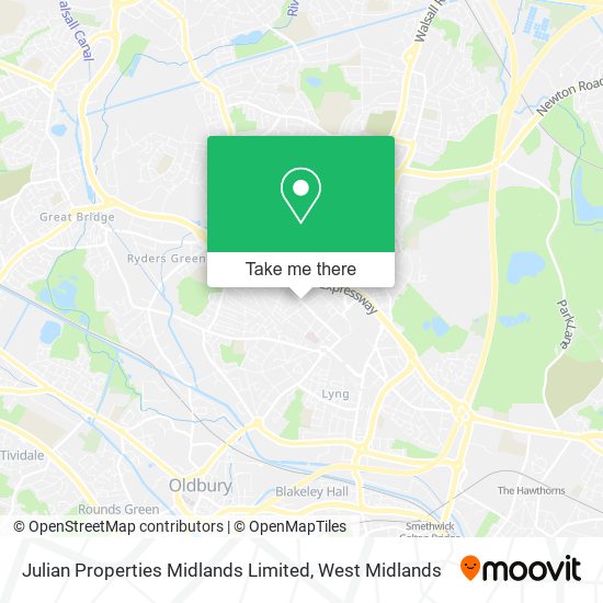 Julian Properties Midlands Limited map