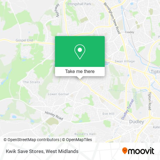 Kwik Save Stores map