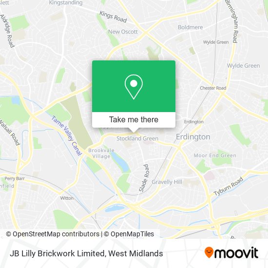 JB Lilly Brickwork Limited map