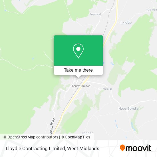 Lloydie Contracting Limited map