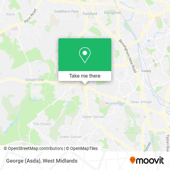 George (Asda) map