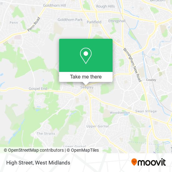 High Street map