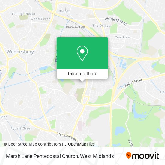 Marsh Lane Pentecostal Church map