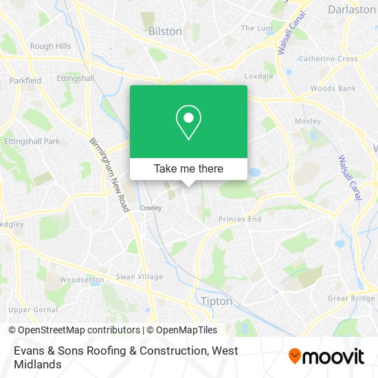 Evans & Sons Roofing & Construction map