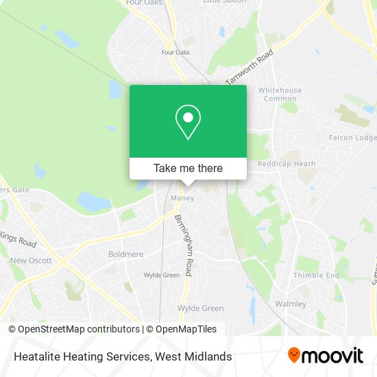 Heatalite Heating Services map