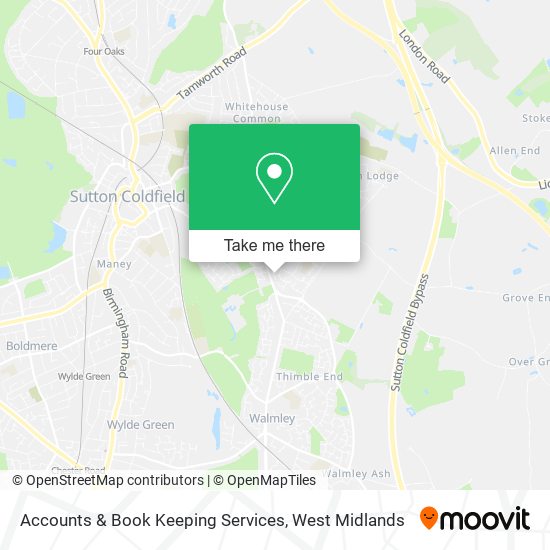 Accounts & Book Keeping Services map