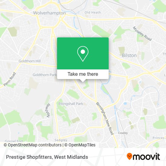 Prestige Shopfitters map