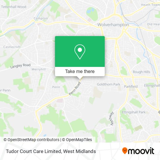 Tudor Court Care Limited map