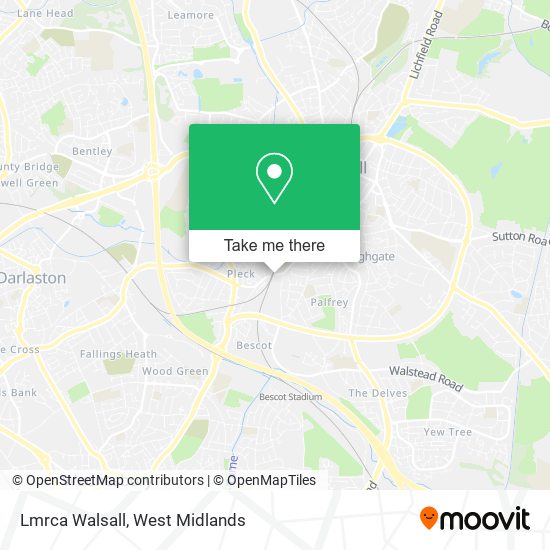 Lmrca Walsall map