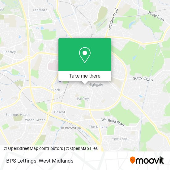 BPS Lettings map