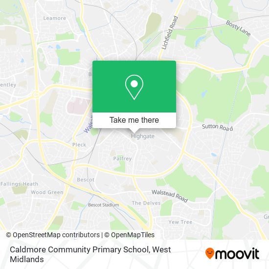 Caldmore Community Primary School map
