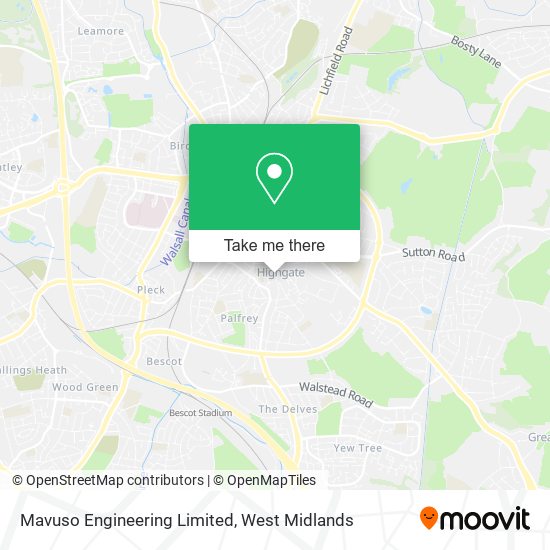 Mavuso Engineering Limited map