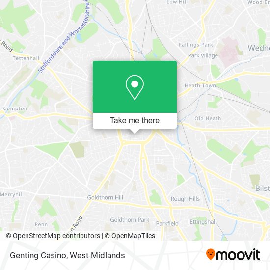 Genting Casino map
