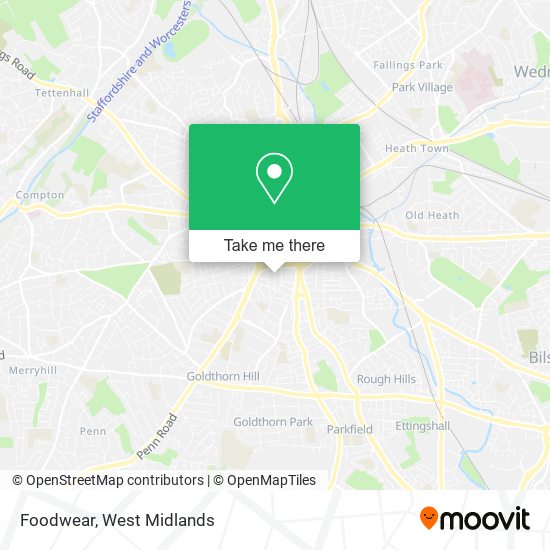 Foodwear map