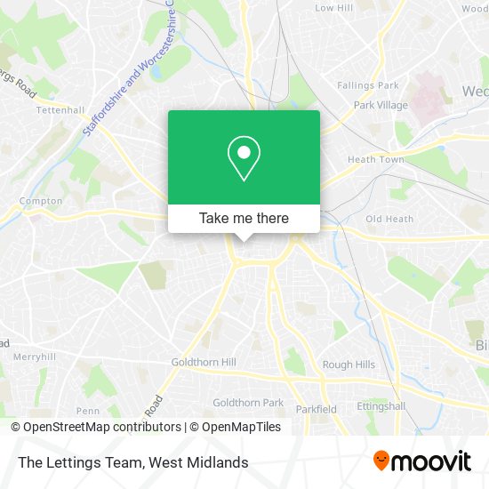 The Lettings Team map