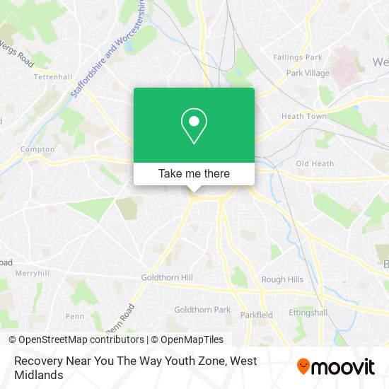 Recovery Near You The Way Youth Zone map