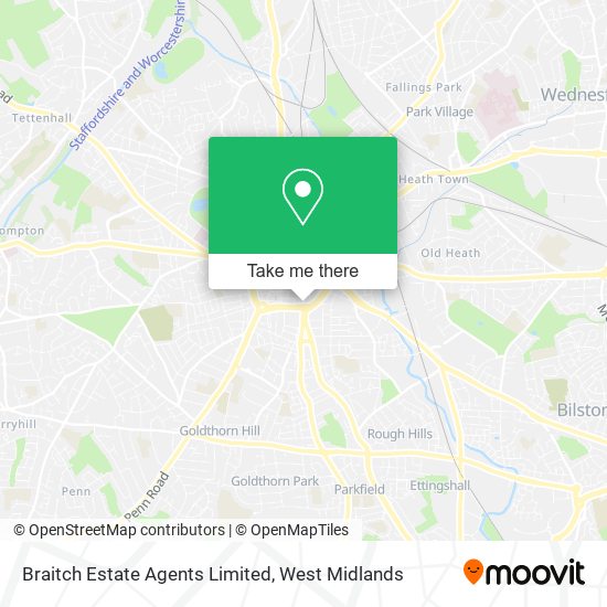 Braitch Estate Agents Limited map