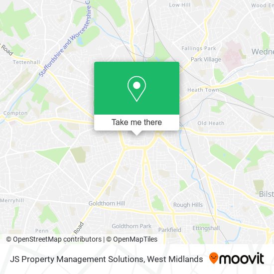 JS Property Management Solutions map