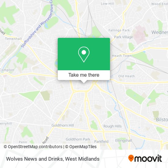 Wolves News and Drinks map