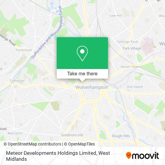 Meteor Developments Holdings Limited map