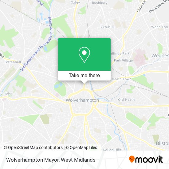 Wolverhampton Mayor map