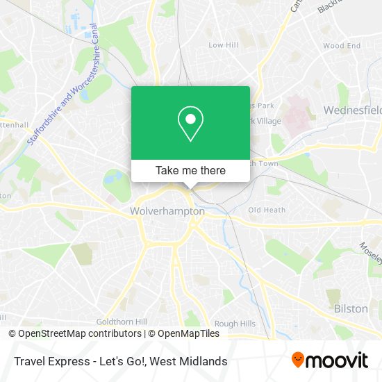 Travel Express - Let's Go! map