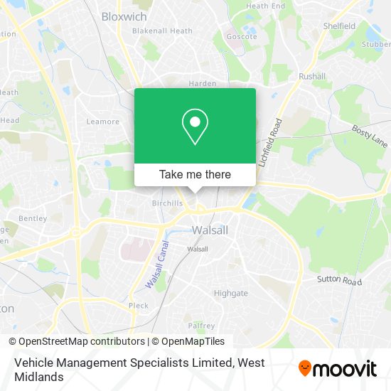 Vehicle Management Specialists Limited map