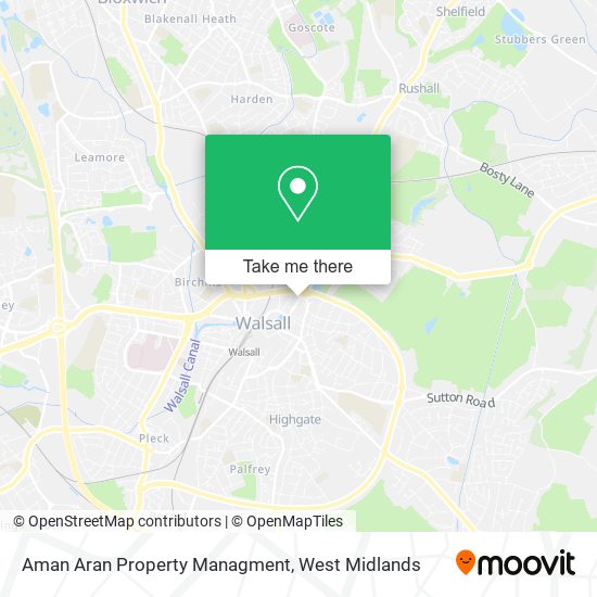 Aman Aran Property Managment map