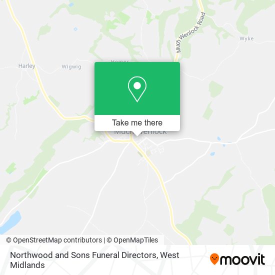 Northwood and Sons Funeral Directors map