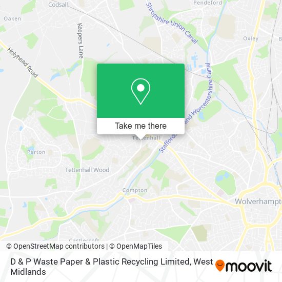 D & P Waste Paper & Plastic Recycling Limited map