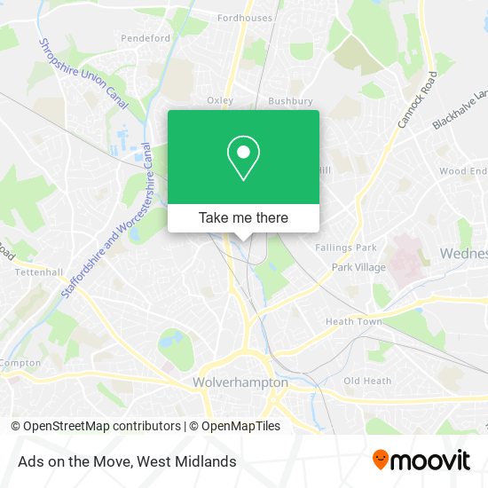 Ads on the Move map